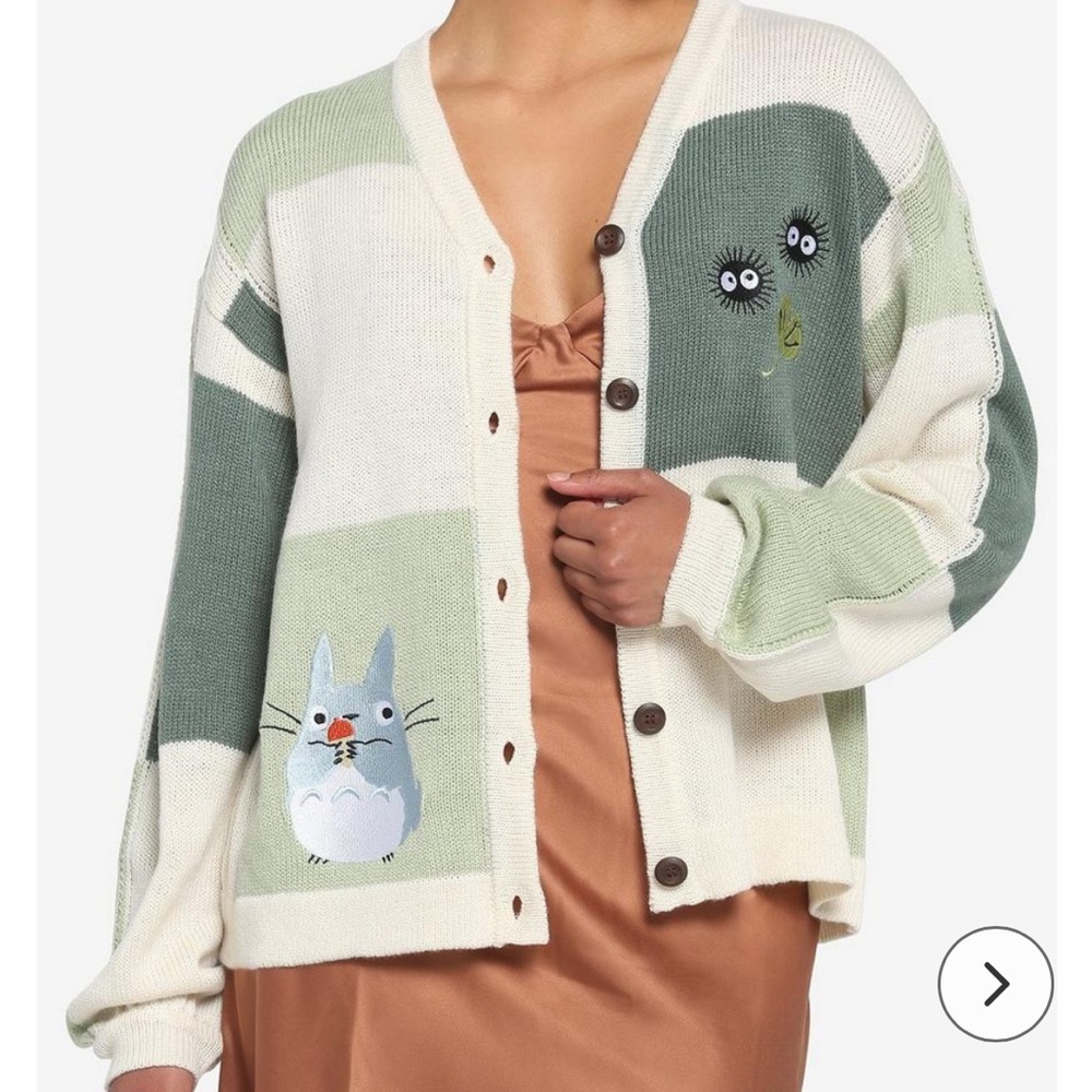 NEW totoro Cardigan Size XL
